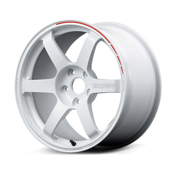 RAYS VOLK RACING TE37 SAGA S-plus TIME ATTACK EDITION Dash White/REDOT (WR)