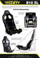Tillett B10 XL バケットシート（大柄ドライバー向け XL サイズ・ローサイド）
