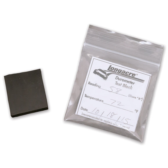 Longacre durometer test block