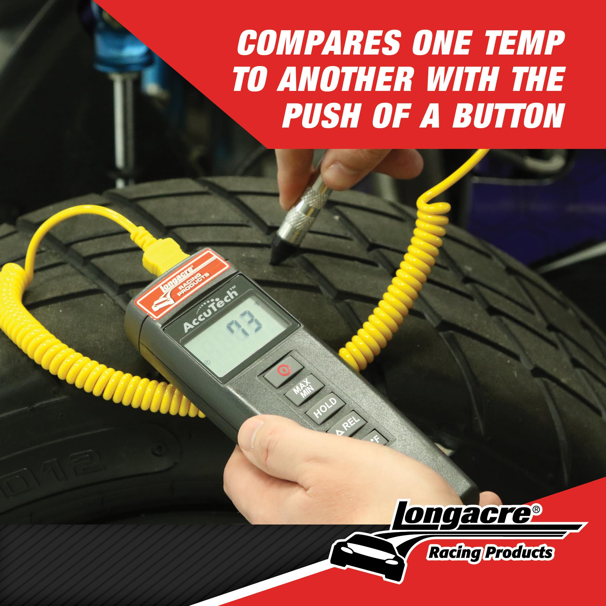 ロングエーカー AccuTech™ デラックス デジタルタイヤパイロメーター / Longacre AccuTech™ Deluxe Digital Tire Pyrometer