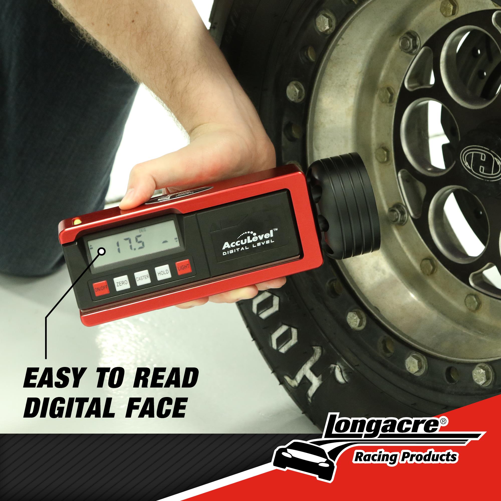 ロングエーカー, マグネット式 デジタル キャスター・キャンバーゲージ / Longacre Digital Caster/Camber Gauge with AccuLevel™ - 0