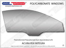 ポリカーボネート ウインドウキット｜アキュラ Integra RSX (DC5)