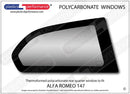 ポリカーボネート 右リアクォーターウインドウ｜Alfa Romeo 147 GTA