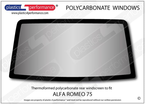 ポリカーボネート ウインドウキット｜Alfa Romeo 75
