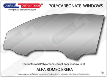 ポリカーボネート 左フロントドアウインドウ｜Alfa Romeo Brera