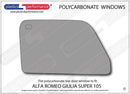 ポリカーボネート ウインドウキット｜Alfa Romeo 105 Giulia Super