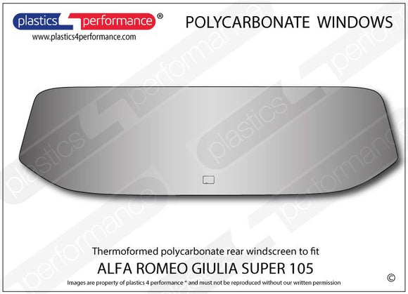 ポリカーボネート ウインドウキット｜Alfa Romeo 105 Giulia Super