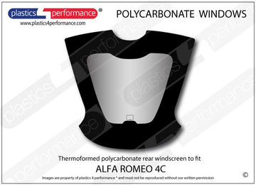 ポリカーボネート リアウインドウ｜Alfa Romeo 4C