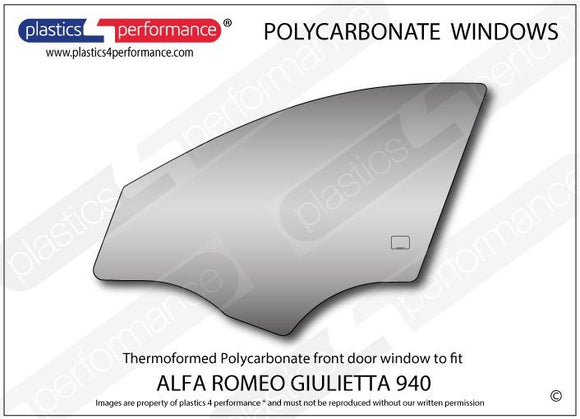 ポリカーボネート ウインドウキット｜Alfa Romeo Giulietta 940