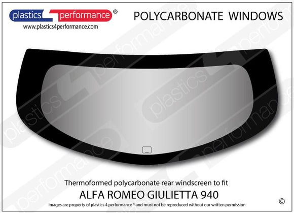 ポリカーボネート ウインドウキット｜Alfa Romeo Giulietta 940