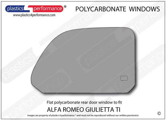 ポリカーボネート ウインドウキット｜Alfa Romeo Giulietta Ti