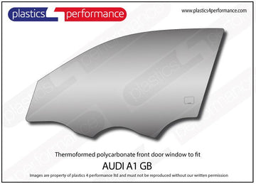 ポリカーボネート 左フロントドアウインドウ｜Audi A1 GB - 5dr Hatchback