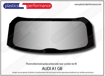 ポリカーボネート リアウインドウ｜Audi A1 GB - 5dr Hatchback