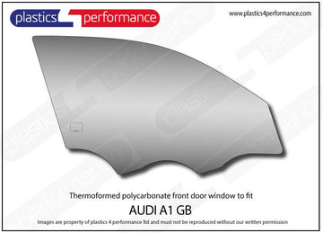 ポリカーボネート 右フロントドアウインドウ｜Audi A1 GB - 5dr Hatchback