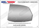 ポリカーボネート 左リアドアウインドウ｜Audi A4 / S4 B5 - Sedan