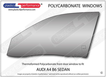 ポリカーボネート ウインドウキット｜Audi A4 / S4 B6 - Sedan