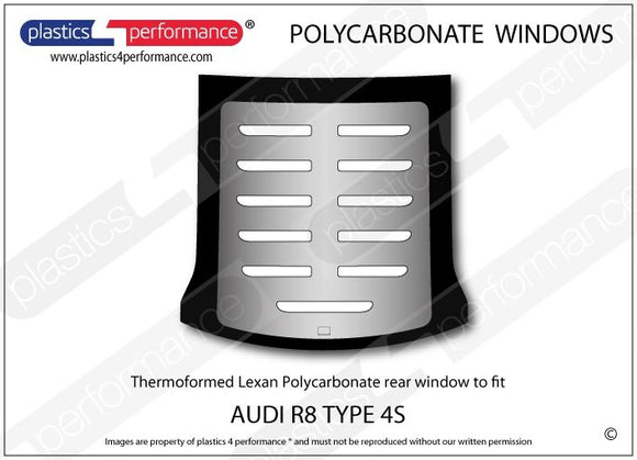 ポリカーボネート リアウインドウ｜Audi R8 Gen 2 (Type 4S)