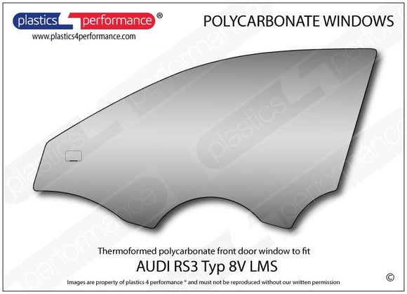 ポリカーボネート ウインドウキット｜Audi RS3 Typ 8V LMS