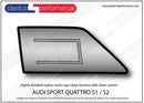 ポリカーボネート 右フロントドアウインドウ｜Audi Sport Quattro S1/S2
