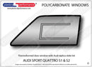 ポリカーボネート ウインドウキット｜Audi Sport Quattro S1/S2
