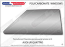 ポリカーボネート ウインドウキット｜Audi UR Quattro