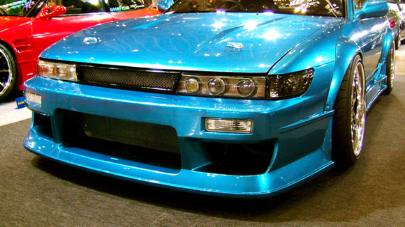 Aero Kit for S13 Coupé, Front bumper, Side skirts, Rear bumper, Glare