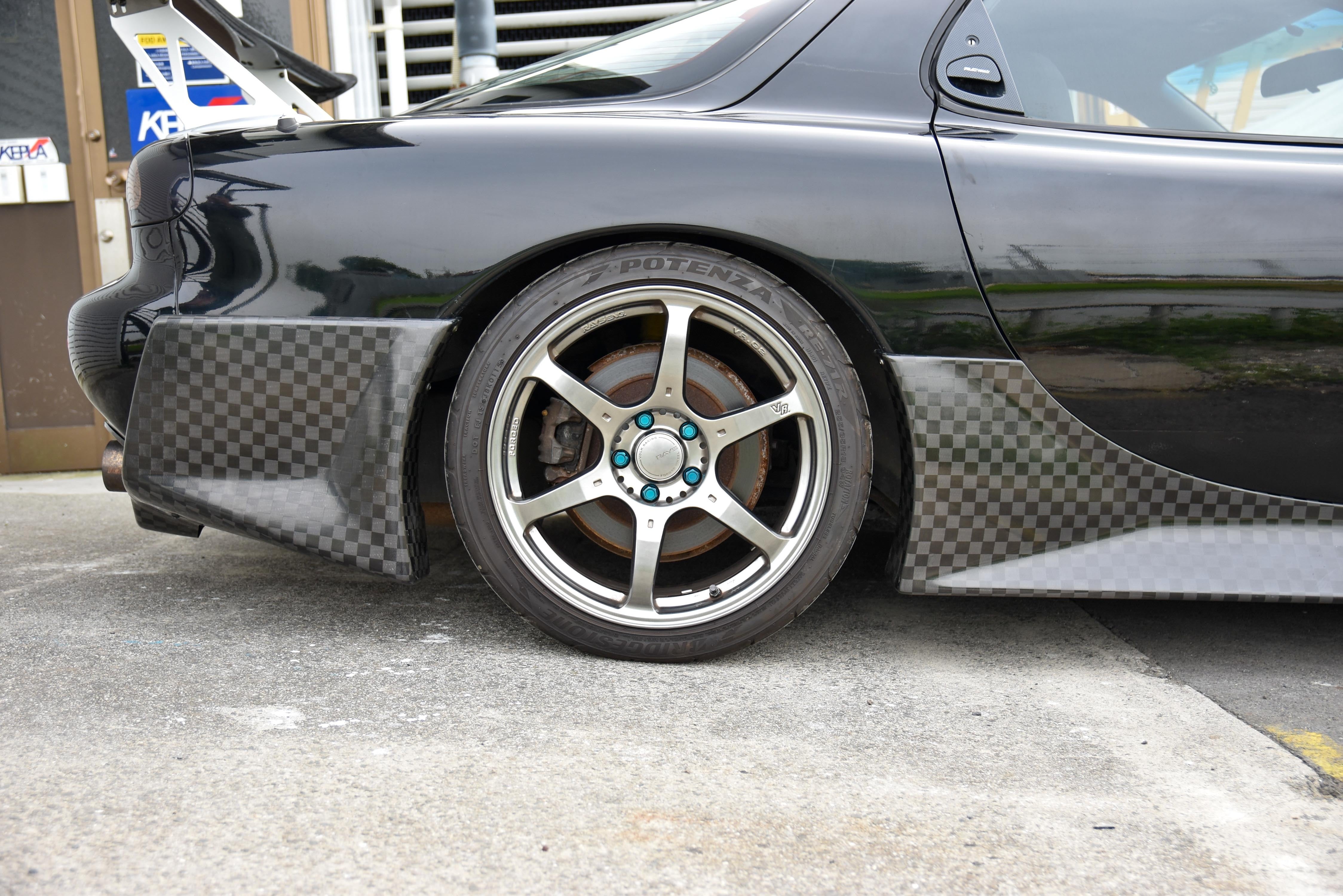 Kepla Dry Carbon Side Skirts for 1991-2003 RX-7 FD3S | Kurumaya