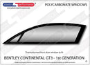ポリカーボネート ウインドウキット｜Bentley Continental GT3 - 1st Generation