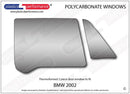 ポリカーボネート 右フロントドアウインドウ｜BMW 2002 E20 - Coupe（1966〜1977年）