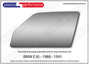 ポリカーボネート 左フロントドアウインドウ｜BMW E30 3 Series - Coupe（1982〜1994年）