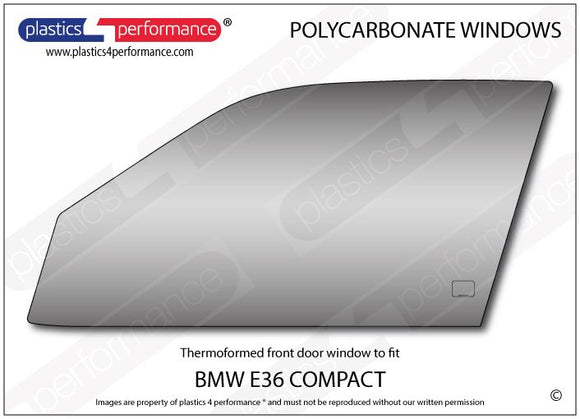 ポリカーボネート ルーバー付きウインドウキット｜BMW E36 3 Series - Compact（1993〜2004年）