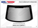 ポリカーボネート リアウインドウ｜BMW E36 3 Series - Compact（1993〜2004年）