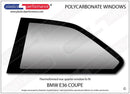 ポリカーボネート ウインドウキット｜BMW E36 3 Series - Coupe（1990〜2000年）