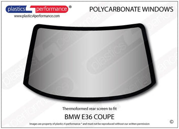 ポリカーボネート リアウインドウ｜BMW E36 3 Series - Coupe（1990〜2000年）