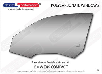 ポリカーボネート ウインドウキット｜BMW E46 3 Series - Compact（2000〜2004年）
