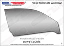 ポリカーボネート ウインドウキット｜BMW E46 3 Series - Coupe（1998〜2005年）