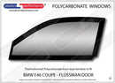 ポリカーボネート ウインドウキット｜BMW E46 3 Series - Coupe（1998〜2005年）