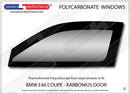 ポリカーボネート 左フロントドアウインドウ｜BMW E46 3 Series - Coupe（1998〜2005年）