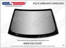 ポリカーボネート フロントウインドスクリーン｜BMW E46 3 Series - Coupe（1998〜2005年）