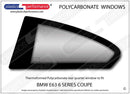 ポリカーボネート ウインドウキット｜BMW E63 6 Series - Coupe
