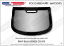 ポリカーボネート ウインドウキット｜BMW E63 6 Series - Coupe