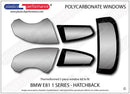 ポリカーボネート ウインドウキット｜BMW E81 1 SERIES - 3dr Hatchback（2007〜2012年）