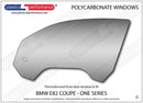 ポリカーボネート 左フロントドアウインドウ｜BMW E82 1 SERIES - Coupe（2007〜2013年）