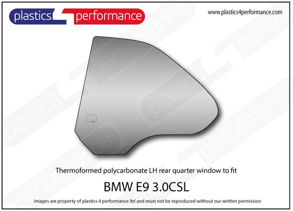 ポリカーボネート ウインドウキット｜BMW BATMOBILE E9 3.0 CSL（1968〜1975年）