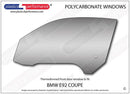 ポリカーボネート ウインドウキット｜BMW E92 3 Series/ M3 - Coupe（2006〜2013年）