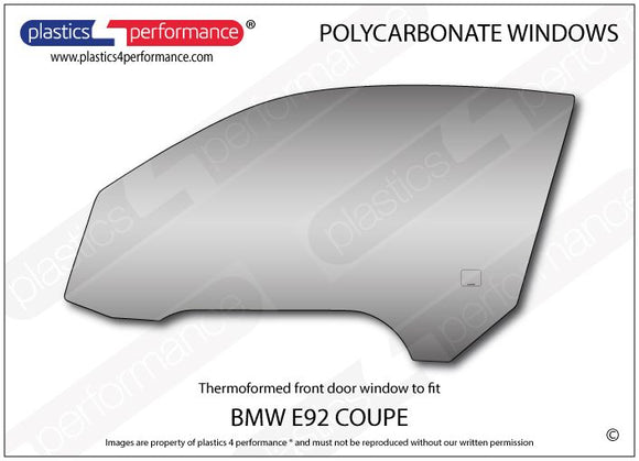 ポリカーボネート ウインドウキット｜BMW E92 3 Series/ M3 - Coupe（2006〜2013年）