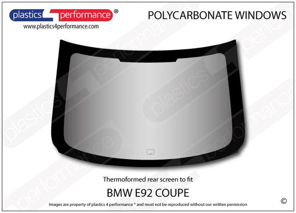 ポリカーボネート ウインドウキット｜BMW E92 3 Series/ M3 - Coupe（2006〜2013年）