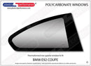 ポリカーボネート ウインドウキット｜BMW E92 3 Series/ M3 - Coupe（2006〜2013年）