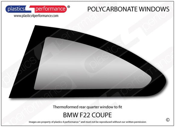 ポリカーボネート ウインドウキット｜BMW F22 2 Series - Coupe（2014〜2021年）