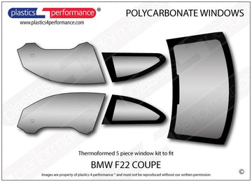 ポリカーボネート ウインドウキット｜BMW F22 2 Series - Coupe（2014〜2021年）